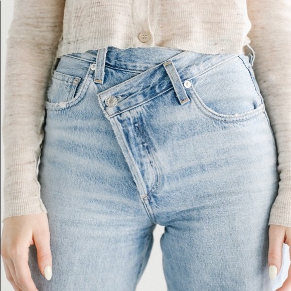 criss cross jeans agolde